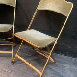 Pair of folding chairs from the 60s