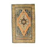 5x9 Rustic Primitive Vintage Handknotted Rug, 266x163Cm