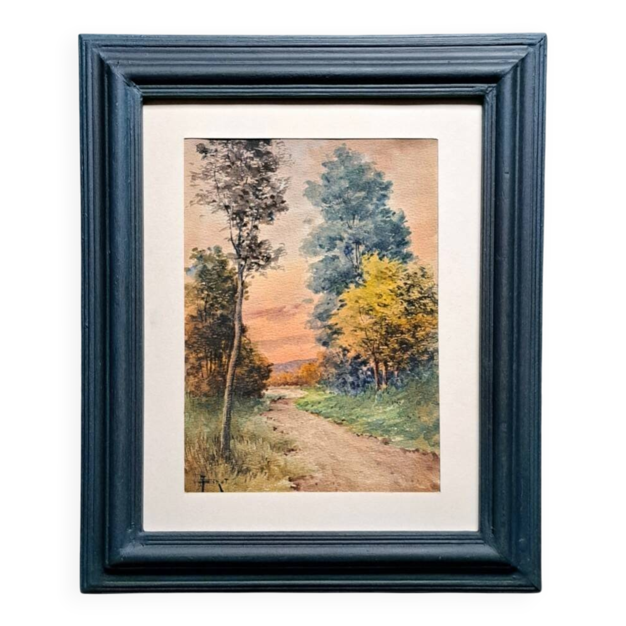 Impressionist watercolour signed Girot - 19th century - French school