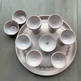 Egg cups, 9-piece service by Michel Spire
