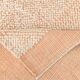 8x10 Pale Orange Beige Handmade Vintage Oushak Rug