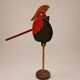 Sculptural wooden piggy bank – Modernist bird – Handmade work from the years