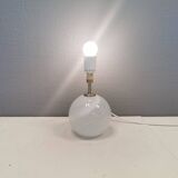 Beautiful table lamp, model Misty by Torben Jørgensen, Holmegaard Glassworks Denmark 1980.