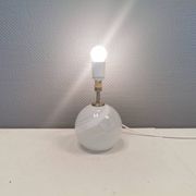 Beautiful table lamp, model Misty by Torben Jørgensen, Holmegaard Glassworks Denmark 1980.