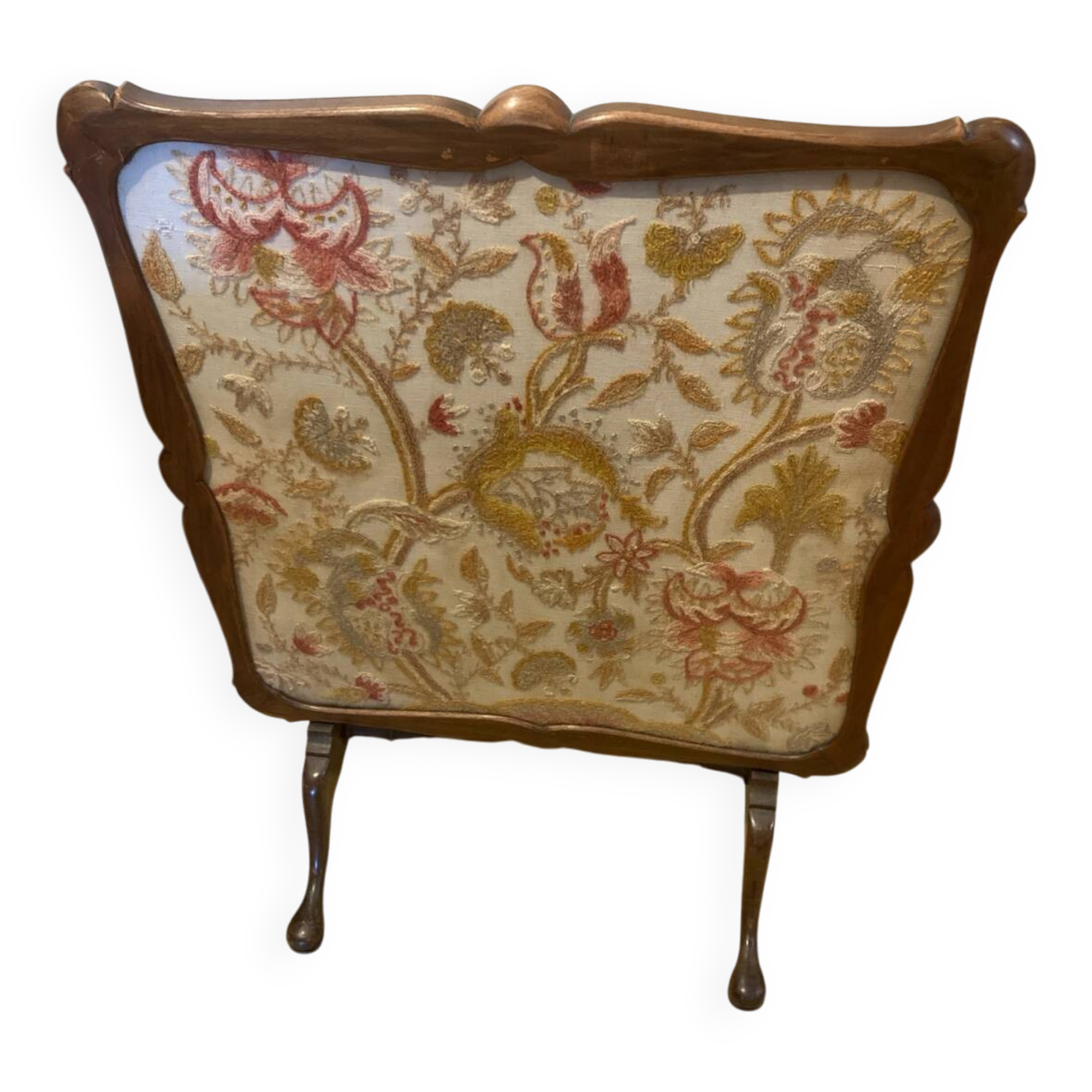 Antique fire screen convertible table