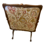Antique fire screen convertible table