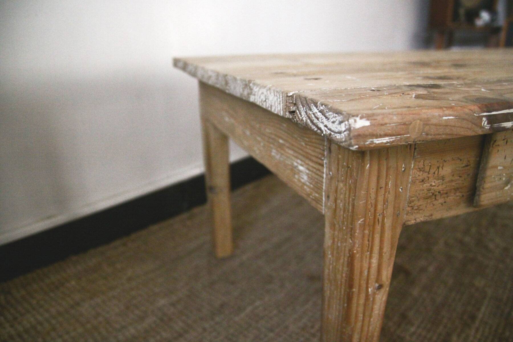 Wooden coffee table