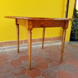 Marquetee painted low table