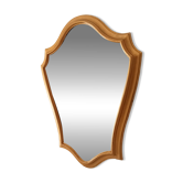 Miroir vintage baroque en bois doré