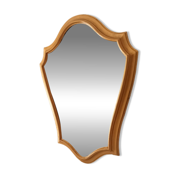 Vintage baroque mirror in gilded wood