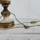 Large baroque lamp in polychrome wood, 1960s