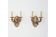 A pair of wall lamps, mid 20th century