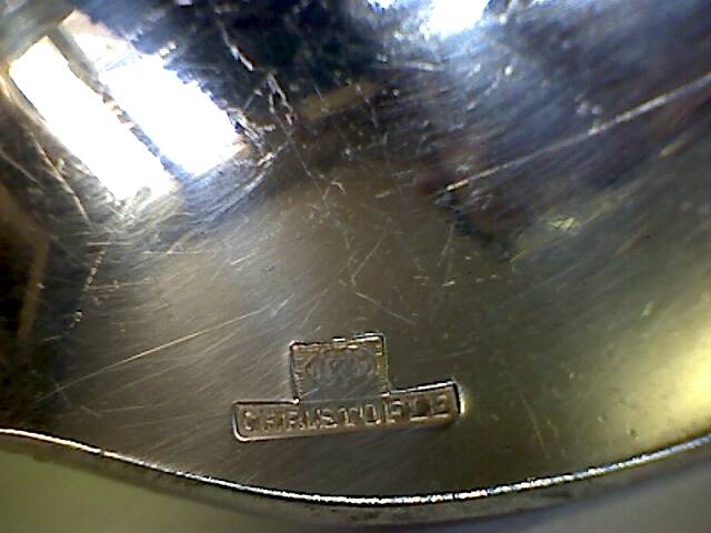 Box 2 drawers household 57 pieces christofle silver metal model "boreal"