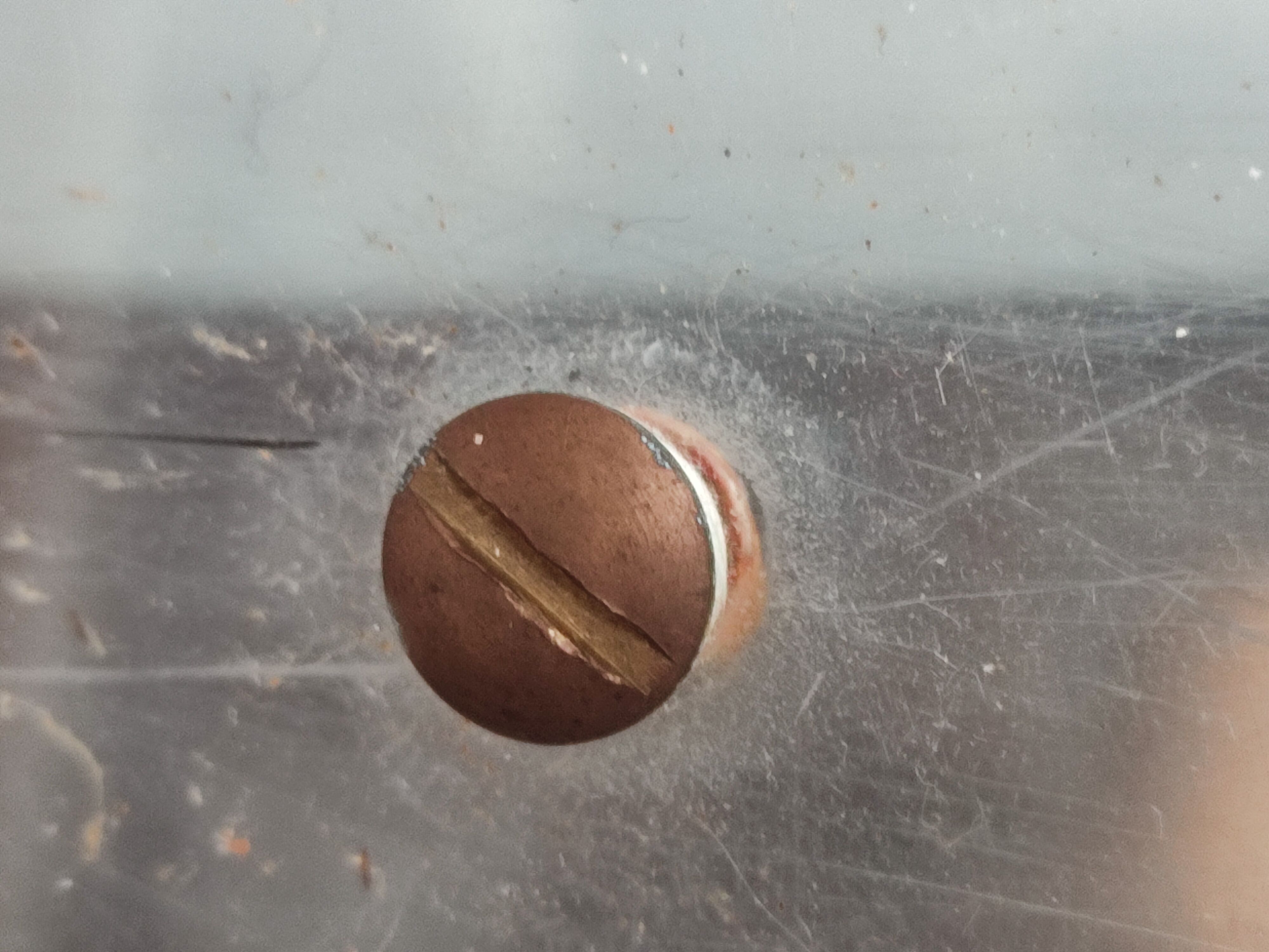 Vintage Roche Bobois plexiglass magazine door