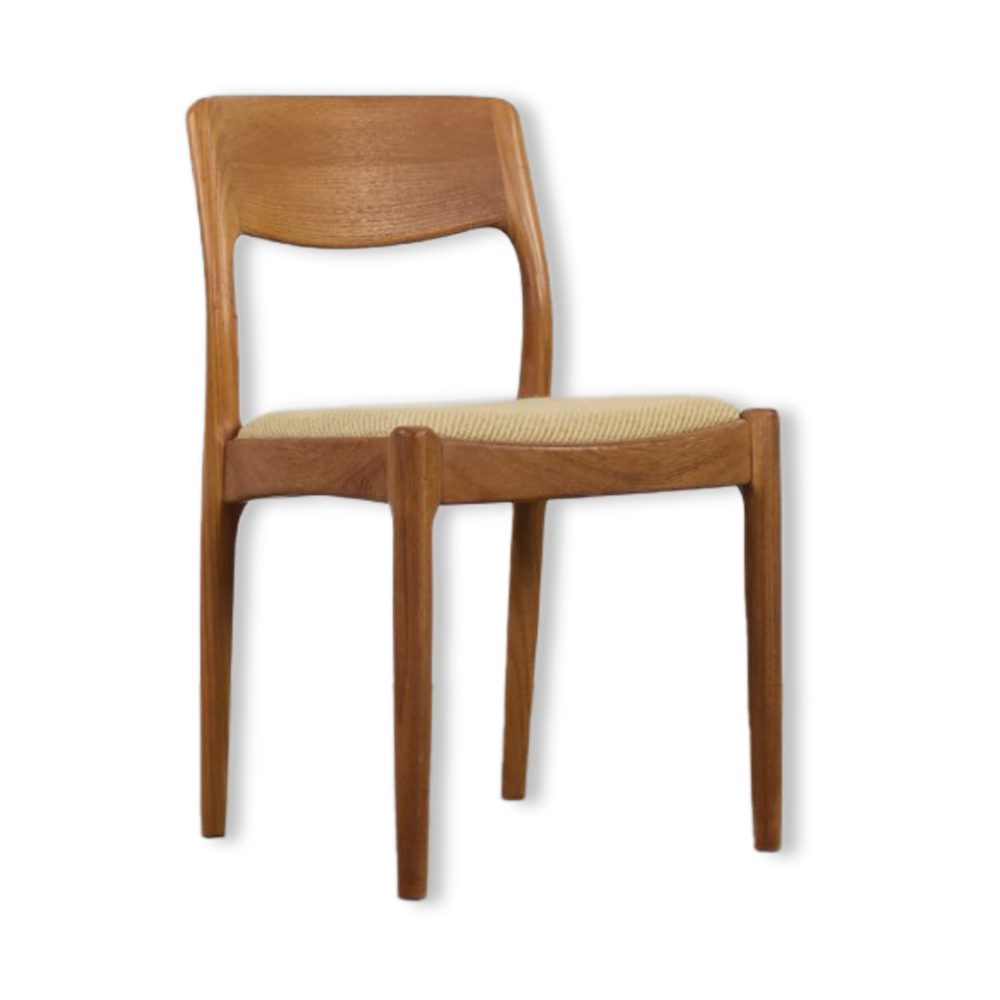 Vintage danish modern dinning teak chair by Juul Kristensen for JK Denmark, 1960s