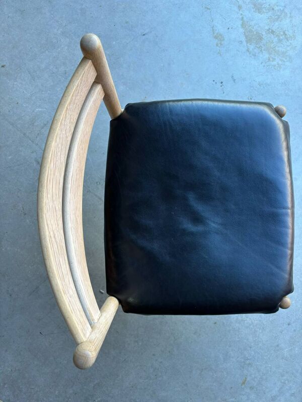 Ensemble de 6 chaises vintage en corde de papier Kurt Ostervig