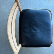 Ensemble de 6 chaises vintage en corde de papier Kurt Ostervig