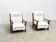 Set of two brutalist lounge chairs