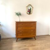 Chest of drawers vintage feet compass