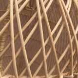 XXL rattan pendant light Natural rattan light
