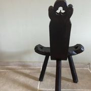 Rustic tripod stool