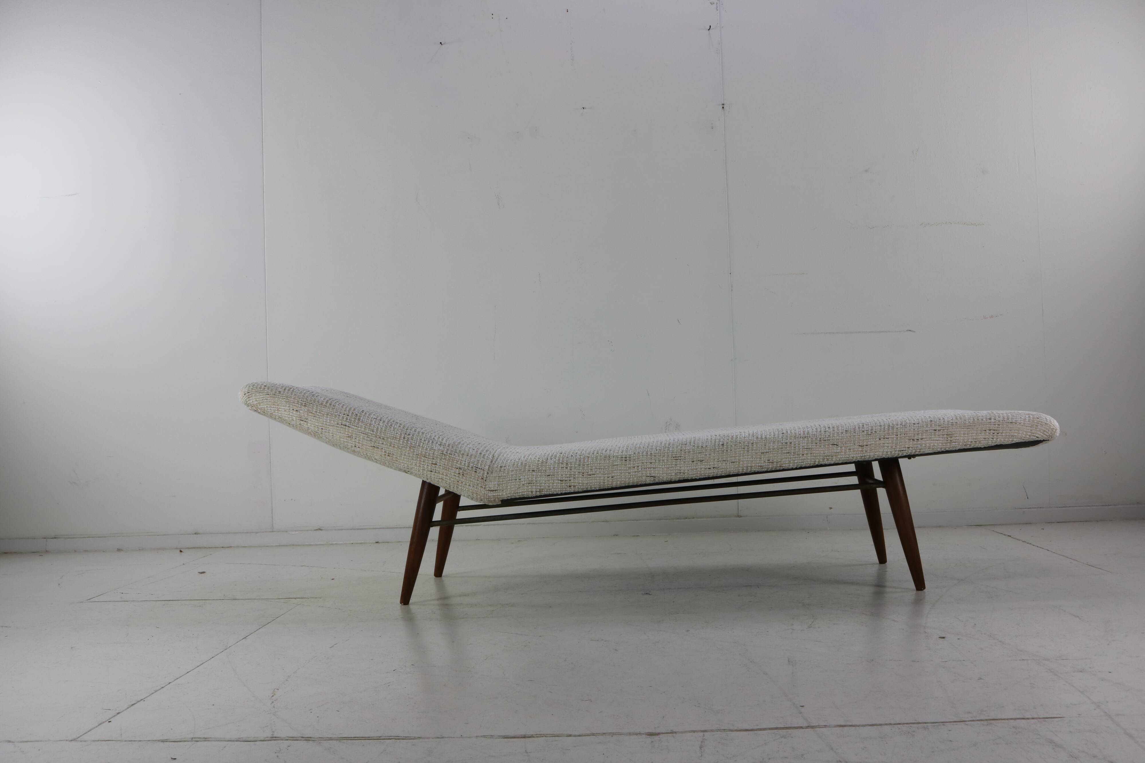 Mid-century designed daybed with metal