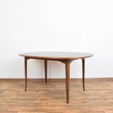 Mid-Century Swedish Teak Table Model „Ovalen” by Carlm Malmsten for Mobel Komponerad AV, 1950s.