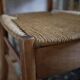 Old straw chair