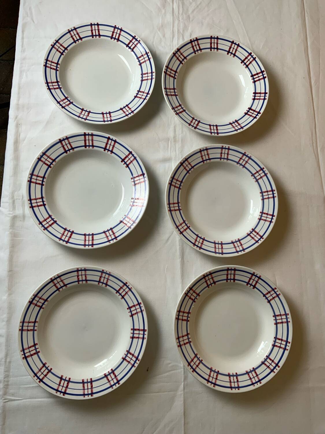 Old soup plates