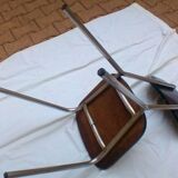 Vintage chair in black formica