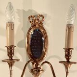 Louis XVI Wall Lamp Mirror Lucien Gau