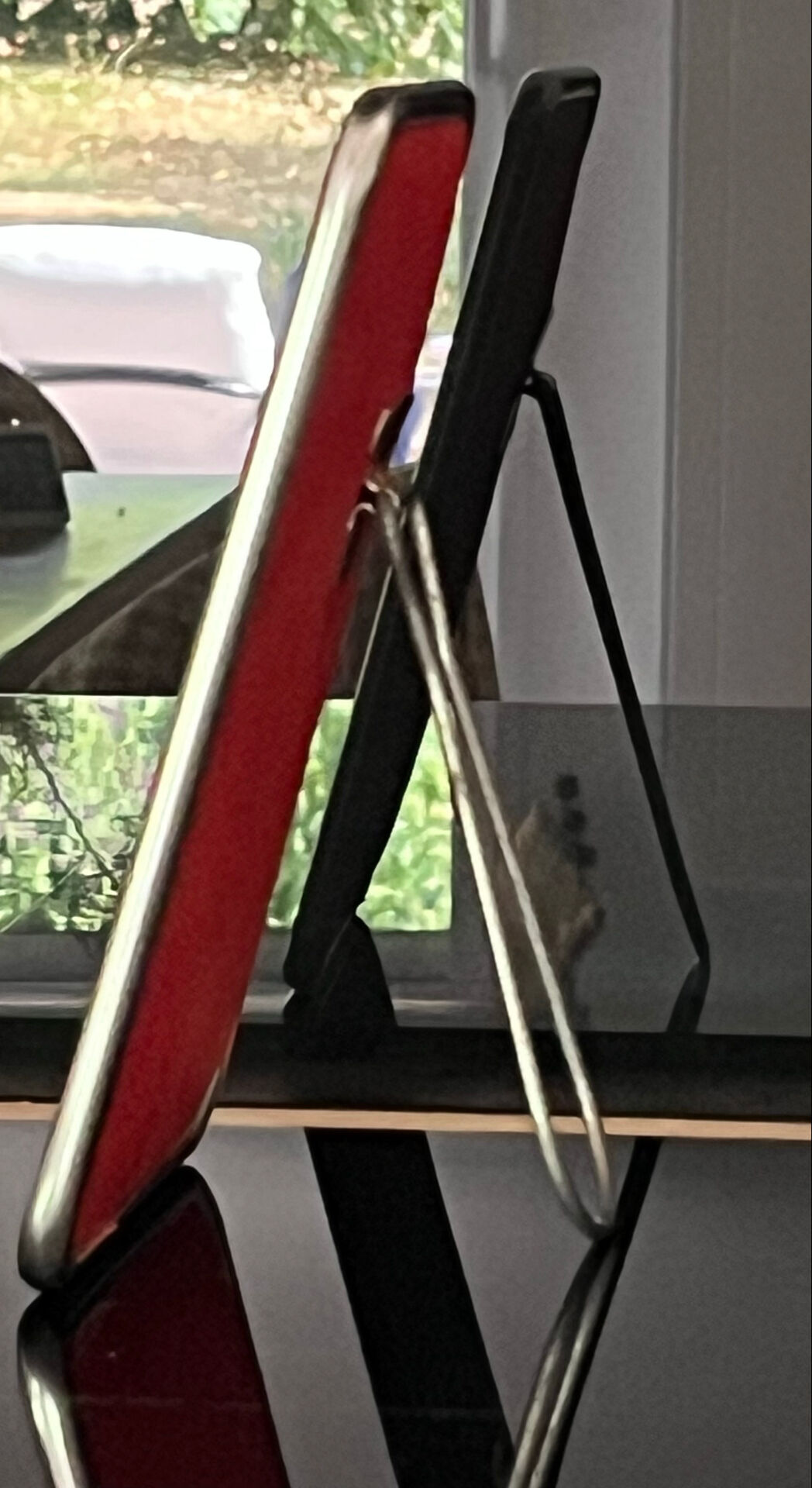 Small barber's mirror