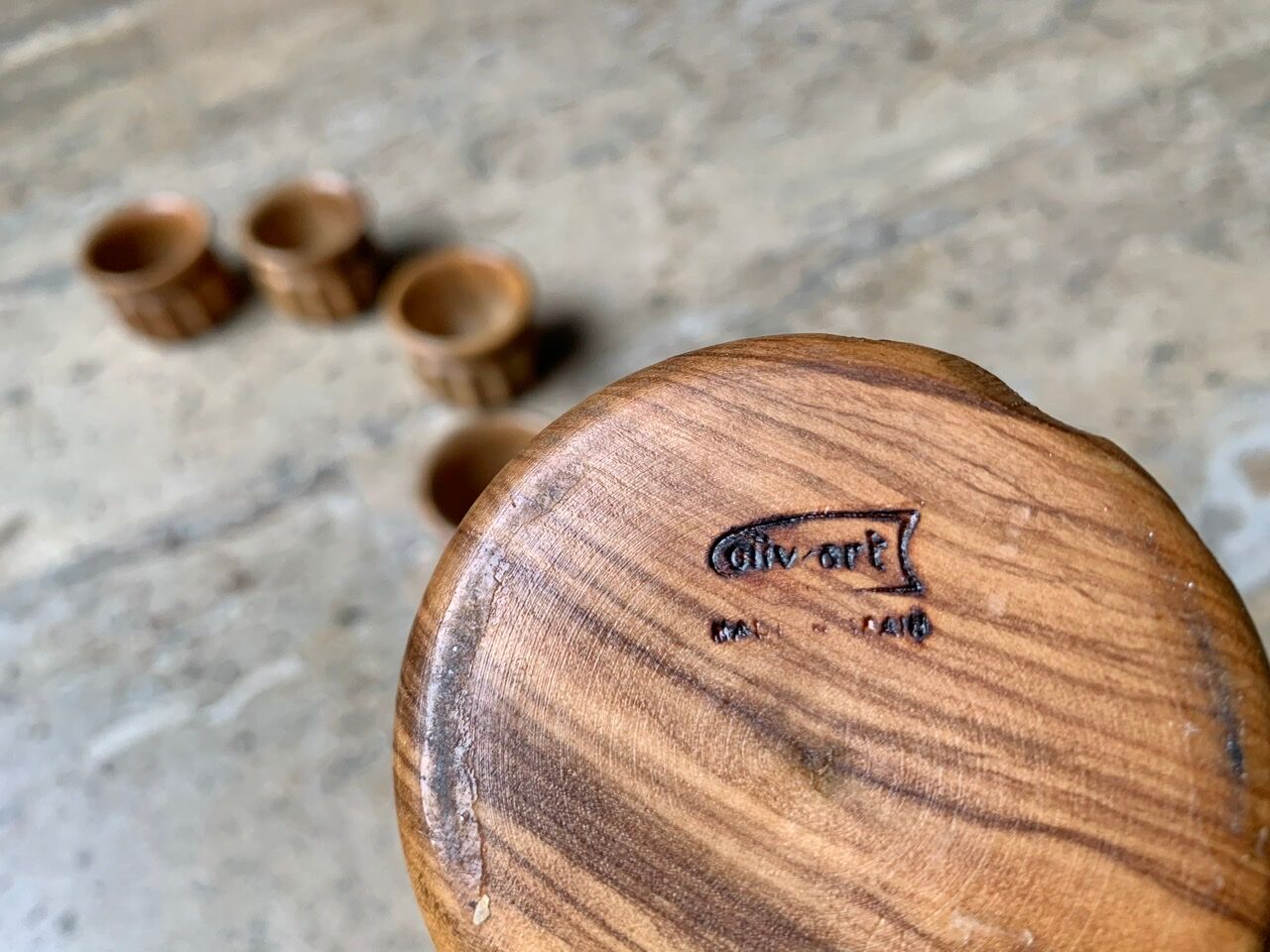 Olivewood "tower" cockroaches, 70s