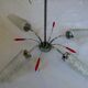 Luster four lights in glass 60 years