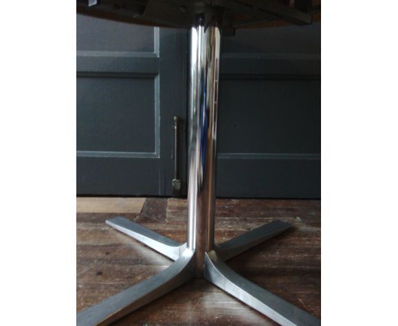 Vintage round table with extensions 1970