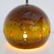 Lampe pendante émaillée vintage attribuée à Hustadt Leuchten des années 1970
