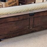 Oak chest bench