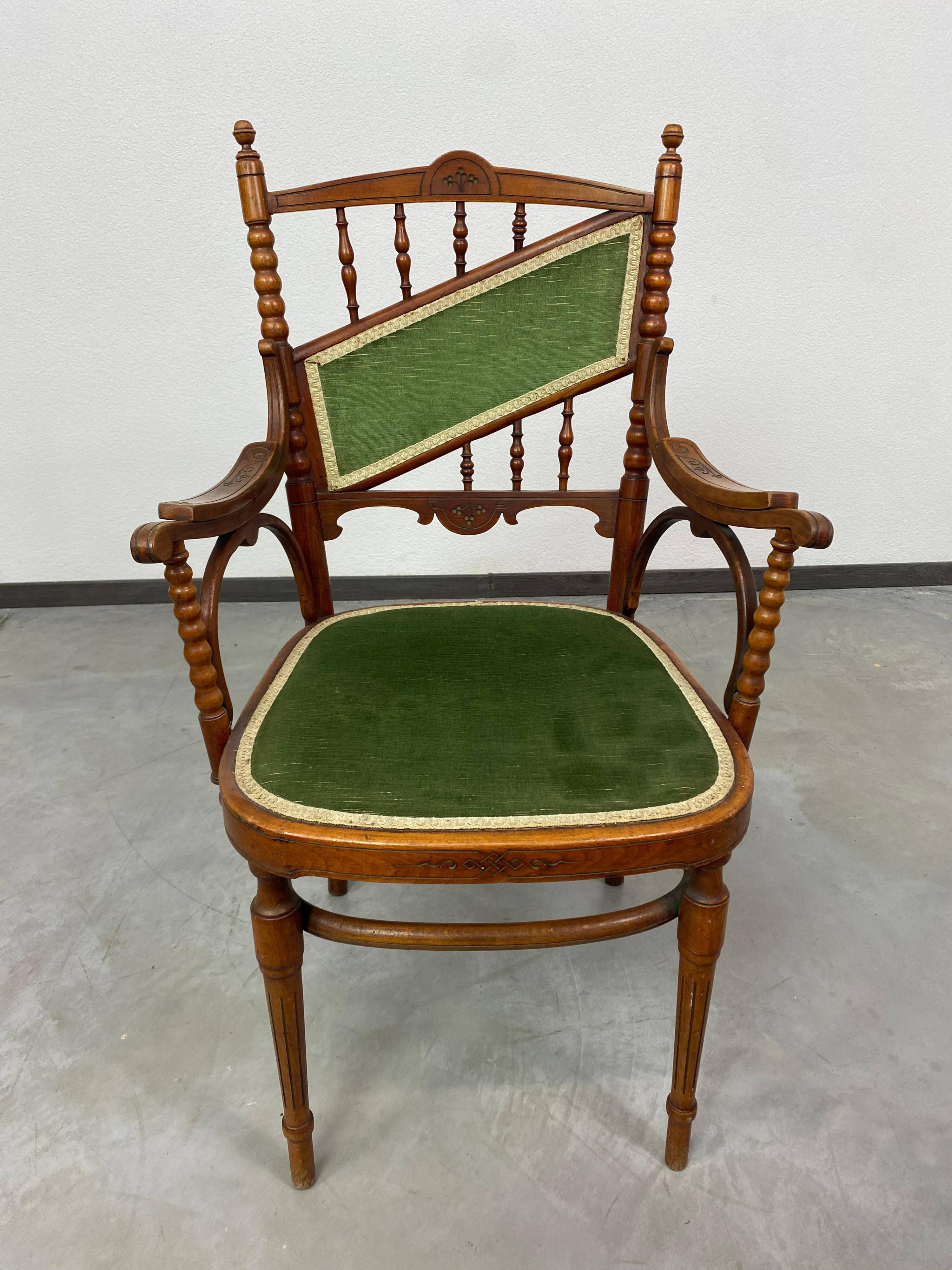 Jugendstil armchairs by J&J Kohn