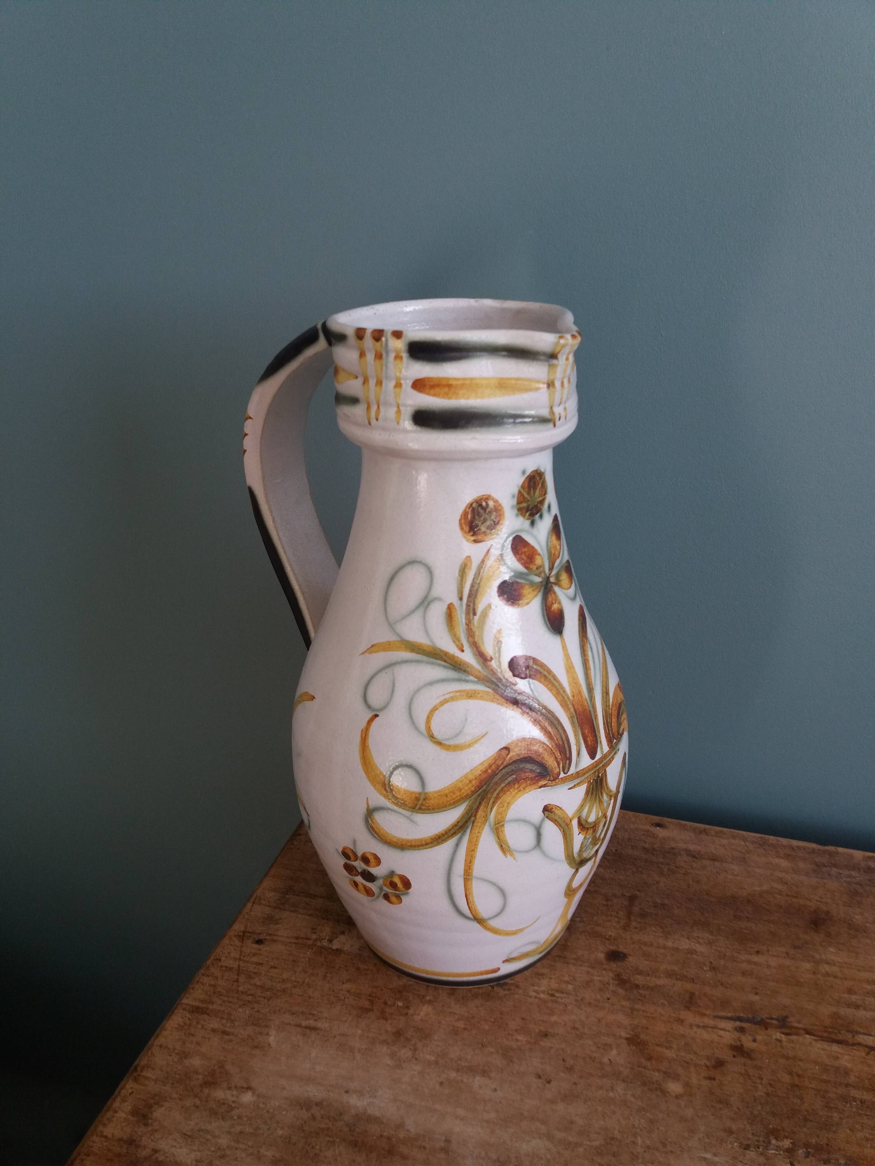 Pichet Keraluc Quimper G6 signé