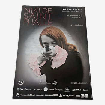 Affiche originale exposition Niki de Saint Phalle- Grand Palais