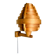 Mounted Pine Veneer Conical Wall Lamp By Hans-Agne Jakobsson For Markaryd, Sweden 1960S
