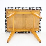 1970s Wood Stool, Czechoslovakia
