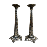 Pair of Art Deco candle holders.