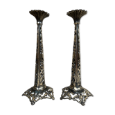 Pair of Art Deco candle holders.