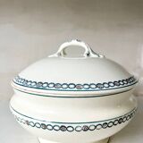 Longwy iron earthenware soup tureen