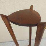 Vintage wooden pedestal table