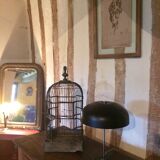 Ancienne lampe champignon noire