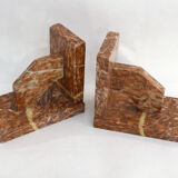 Pair of marble bookends