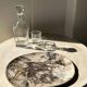 Very large pocket or dish in petrified wood