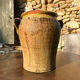 Ancient terracotta pottery jar